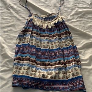 Patterned tank top